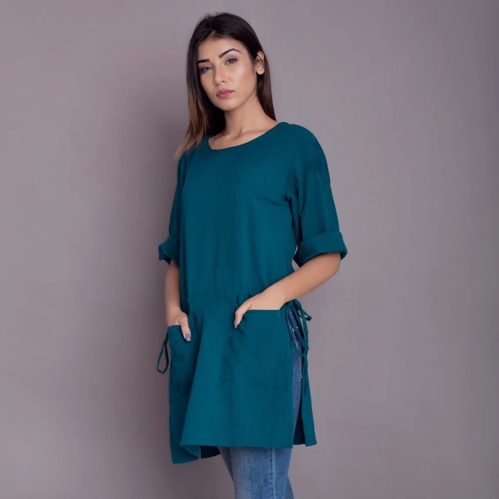 Women's blouse green